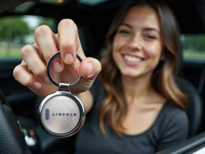 Lincoln Personalisiert Schlüsselring Logo Premium